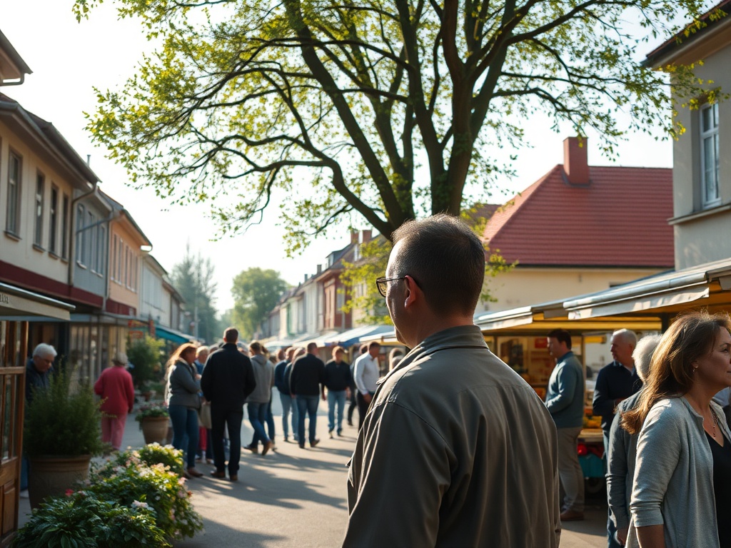 Mieszkańcy Piotrkowa Trybunalskiego biorący udział w akcji sadzenia drzew w parku miejskim.